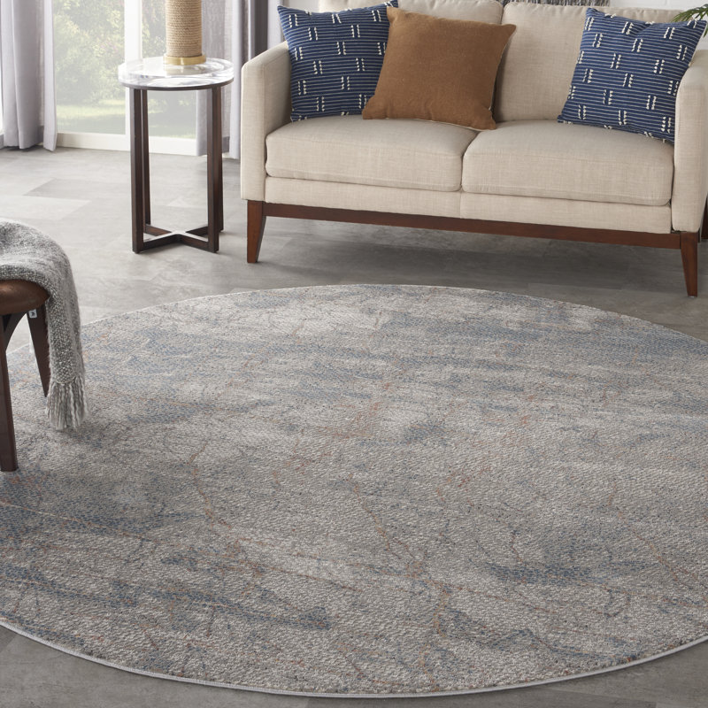 RUSTIC TEXTURES - Area Rug, Round 7'10"