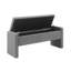 Banc de bout moderne avec rangement, grand tabouret de repose-pieds rembourré, banc de meuble-lavabo de fenêtre confortable pour salon, chambre à coucher, dortoir, table basse, lin -792253952