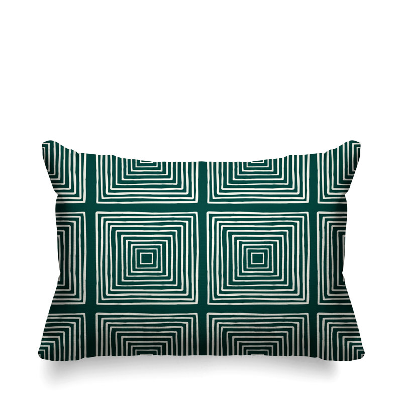 Housse et insert de coussin d'extérieur, Vert
