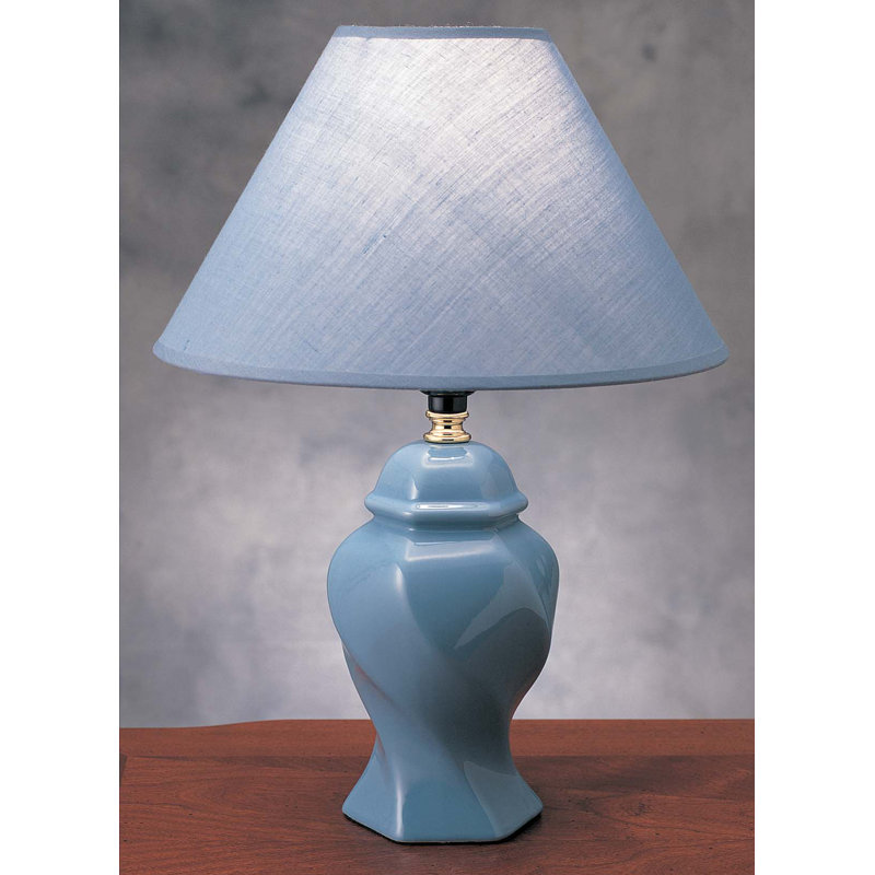 Whisenhunt Ceramic Table Lamp, Blue