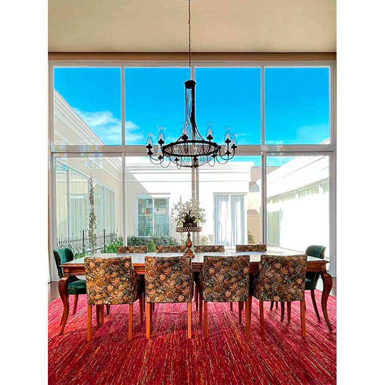 Holi Area Rug in Burnt Red