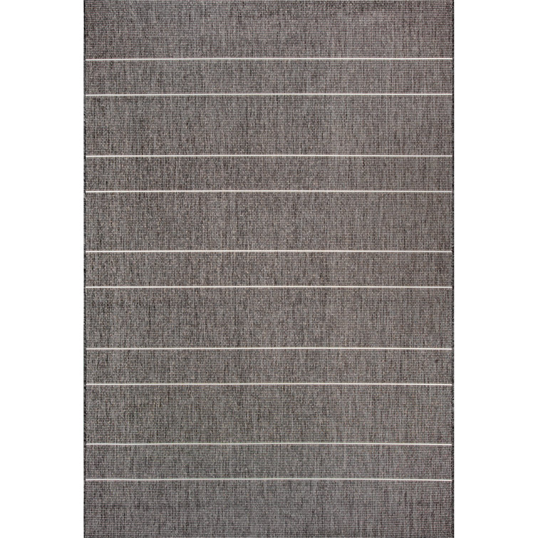 Reardon Striped Indoor / Outdoor Rug
