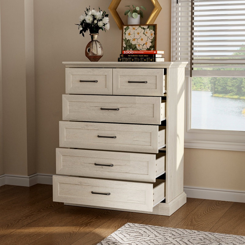 Commode verticale 6 tiroirs H 40,4 "