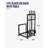 5 pc black log rack with toolset