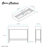 Pierre 40 Single, Freestanding, Open Shelf, Metal Frame Bathroom Vanity-59097707