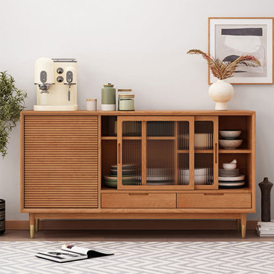 Armoire d'appoint multifonctionnelle en verre