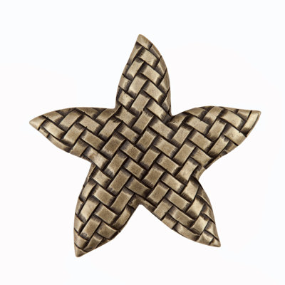 Woven Star Cabinet Knob