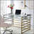 Glass Steel Writing Desk