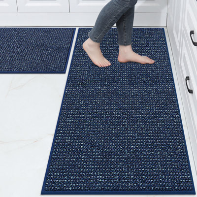 Non-slip Kitchen Rugs And Mats 2pcs, Absorbent And Stain Resistant Kitchen Runners