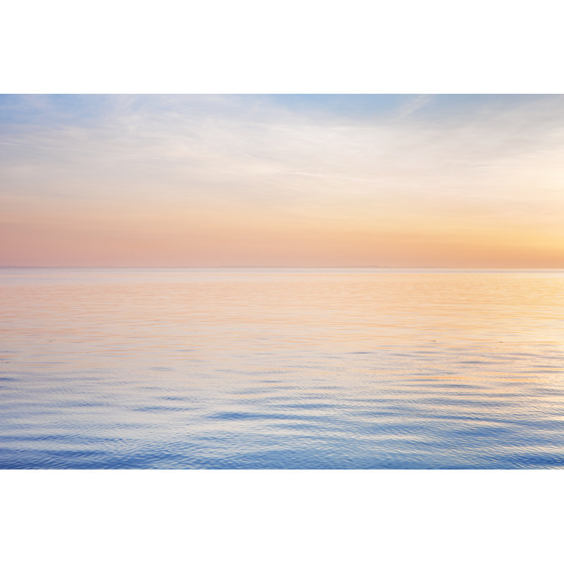 Still Lake At Sunrise by Sara_winter - No Frame Art Prints on Canvas, 61cm H x 91cm W