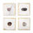 Marble Square 4 Piece Coaster Set