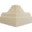Endurathane Inside Corner Moulding, 3 3/8"P x 3 3/8"H (matches moulding MLD03X03X04DE), Factory Primed