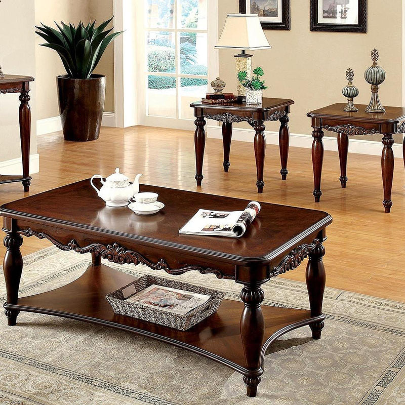 Table basse 3 pièces Traditional Style