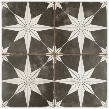 Star Ceramic Wall and Floor Tile 18 x 18 in.