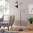 HonoDing 58" Black Floor Lamp,No Bulb