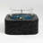 Tabletop Fire Pit With Glass Wind Guard