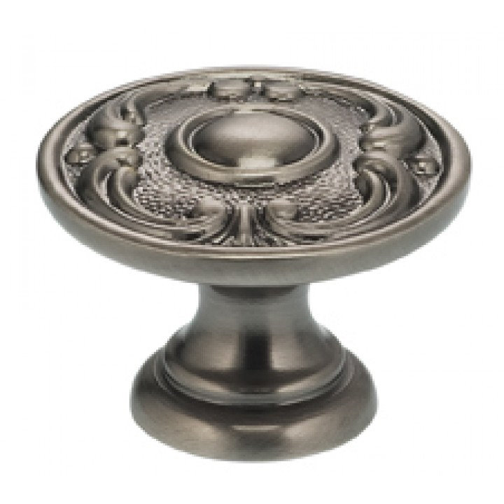 Poignée champignon surdimensionnée de 1 13/16 po de diamètre, H 1,13 po x l 1,13 po x P 0,81 po, Étain