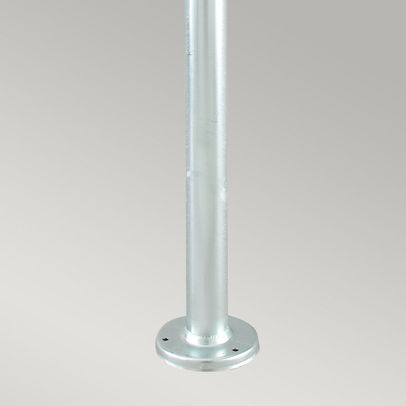 Shadyvale Transparent Lamp Post (Full), Galvanized