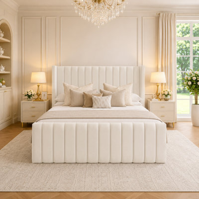 Upholstered Velvet Bed