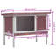 Ennis Rabbit Hutch Bunny Cage with Pull Out Tray Enclosure Solid Pine Wood-948765479