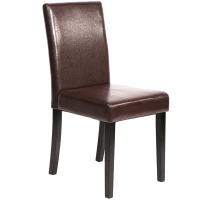 Chaise d'appoint en bois massif touffeté Ault