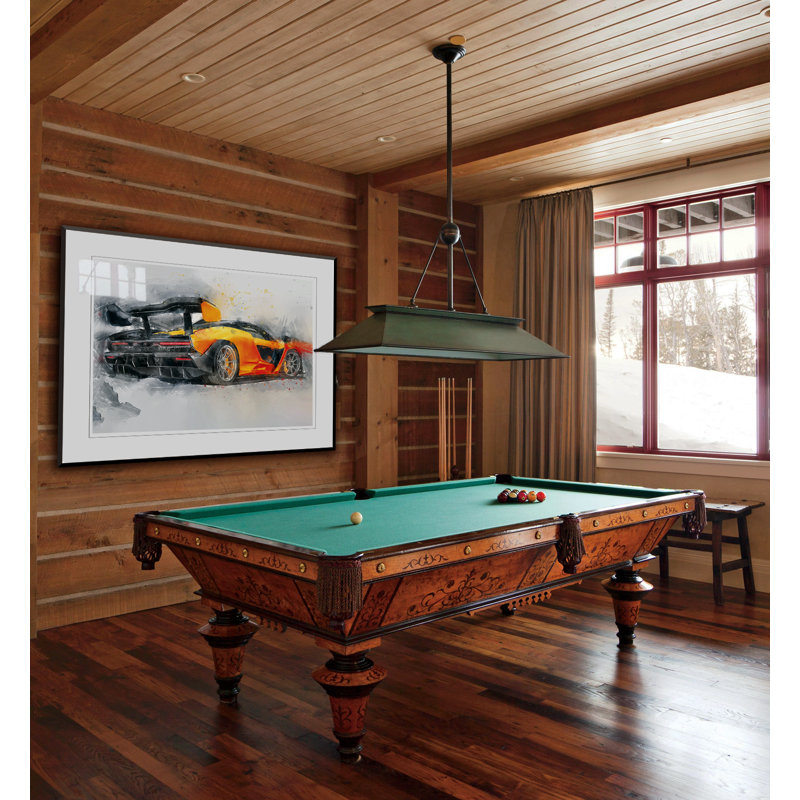 Hypercar - Single Picture Frame Print on Wood
