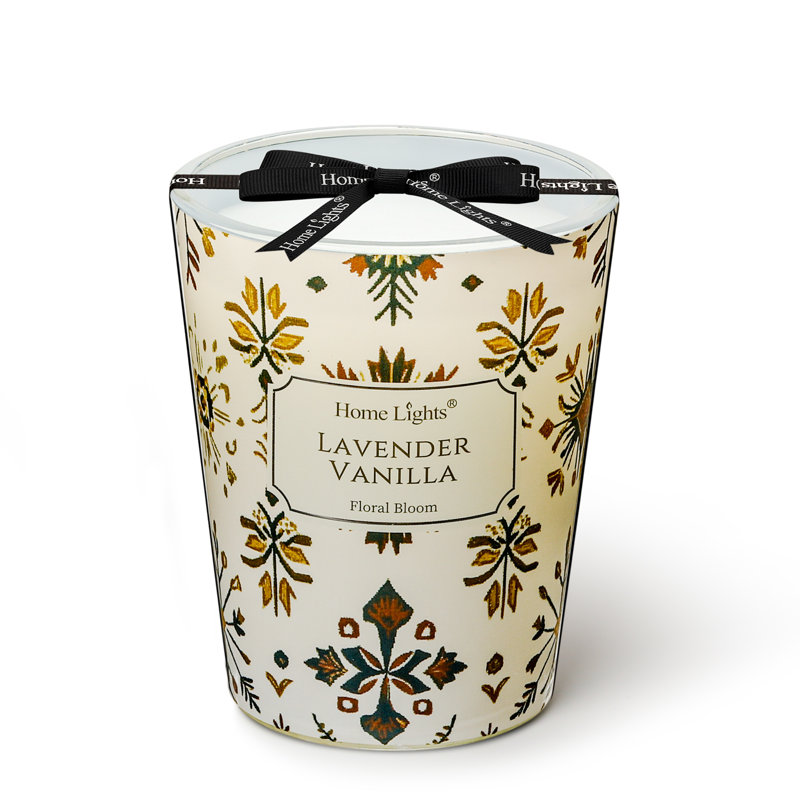 Lavande, vanille | Homelights 1-Wick - 6,7 oz de cire de soja - 40 heures et plus de bougies parfumées