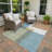 Machine Washable Indoor/Outdoor Chantille ACN2400 Abstract Rug-1192061520
