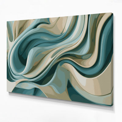 Art mural sur toile Biomorphic Abstraction 52