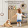 Seyla 55'' Sideboard with Solid Wood Legs & 2 Adjustable Shelves, Four Curved Fluted Door