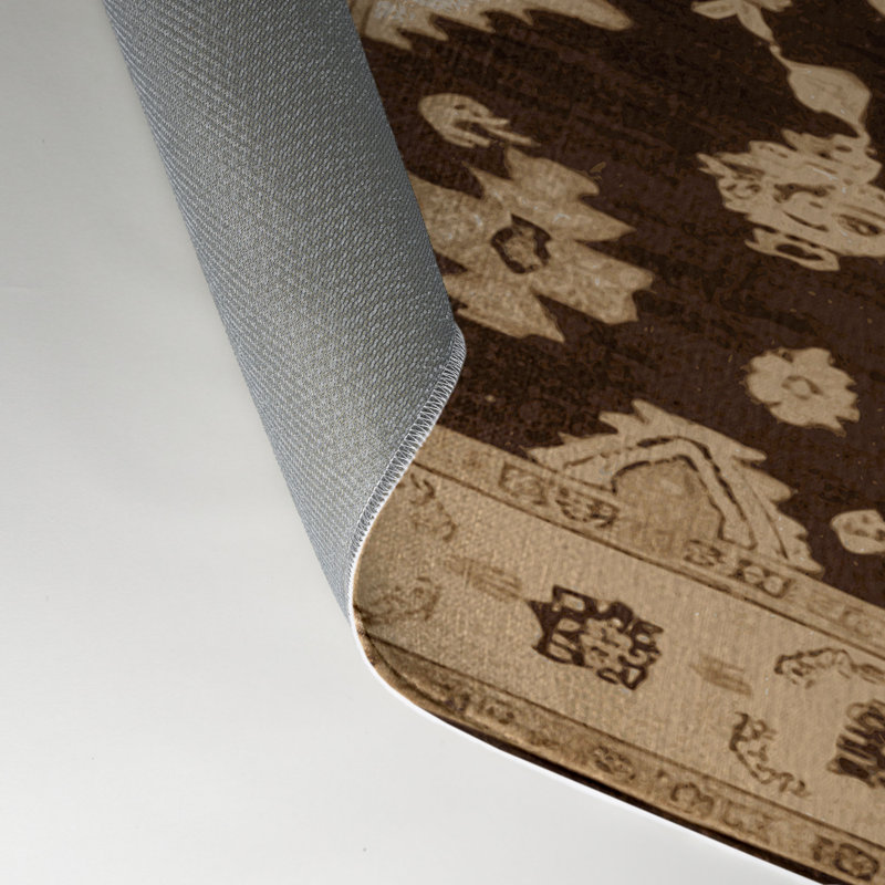 Tapis d'intérieur et d'extérieur surteint beige, Rectangle 9 pi x 12 pi