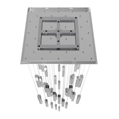Luminaire suspendu grappe à 41 lumières Boa