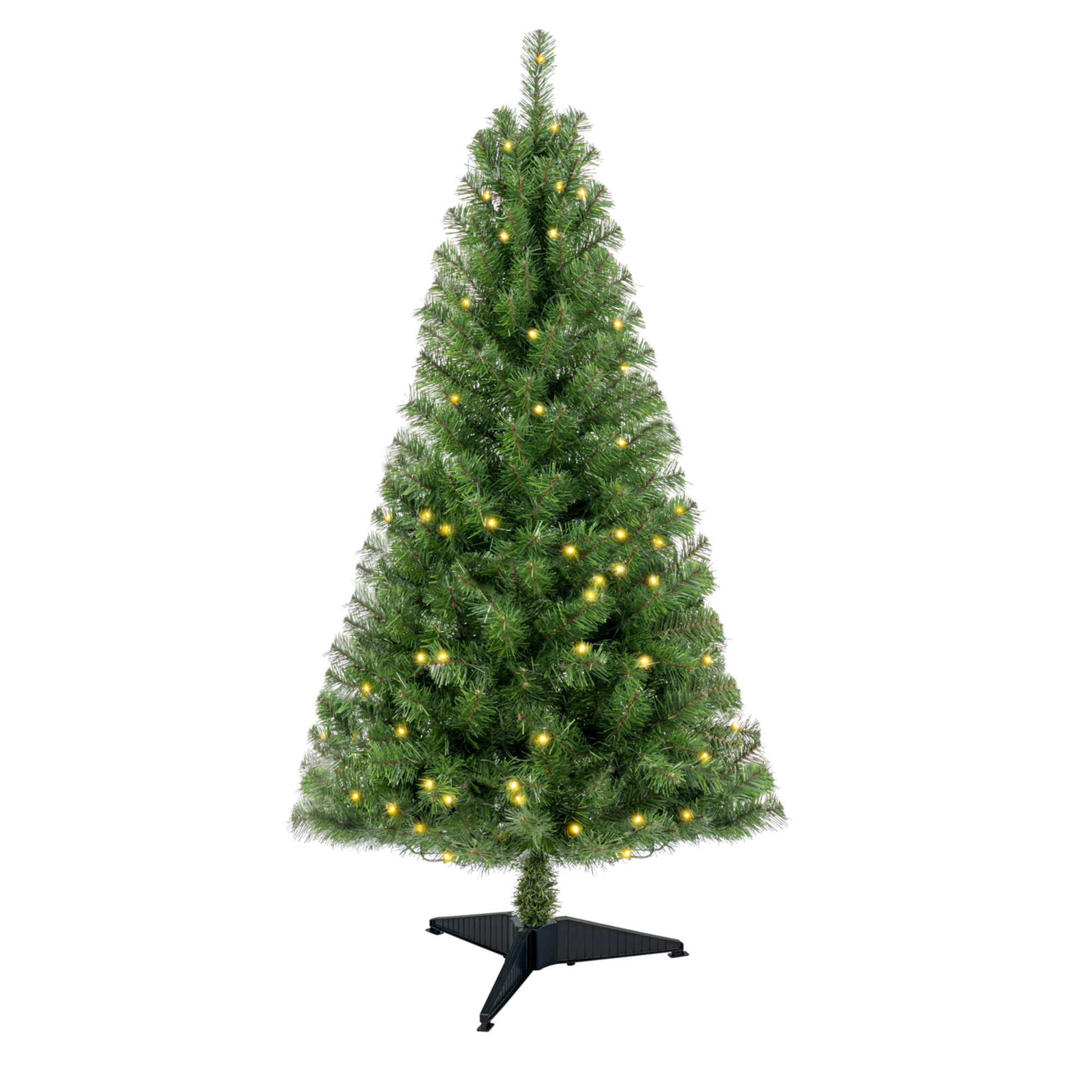Charlton Home® 4ft Prelit Artificial Christmas Tree, 100 LED Lights