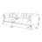 Khaki Genuine Leather Modular Sofa cushion couch-109304990-109304992-109304994