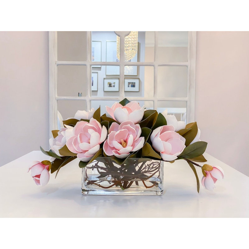 Pink Real Touch Rose & Peony Stems – Luxury Faux Floral Stems