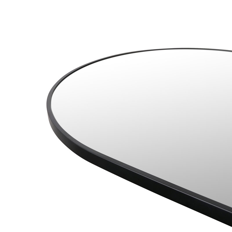 Modern and Contemporary Bathroom / Vanity Mirror, Black, 22 in. x 38 in.