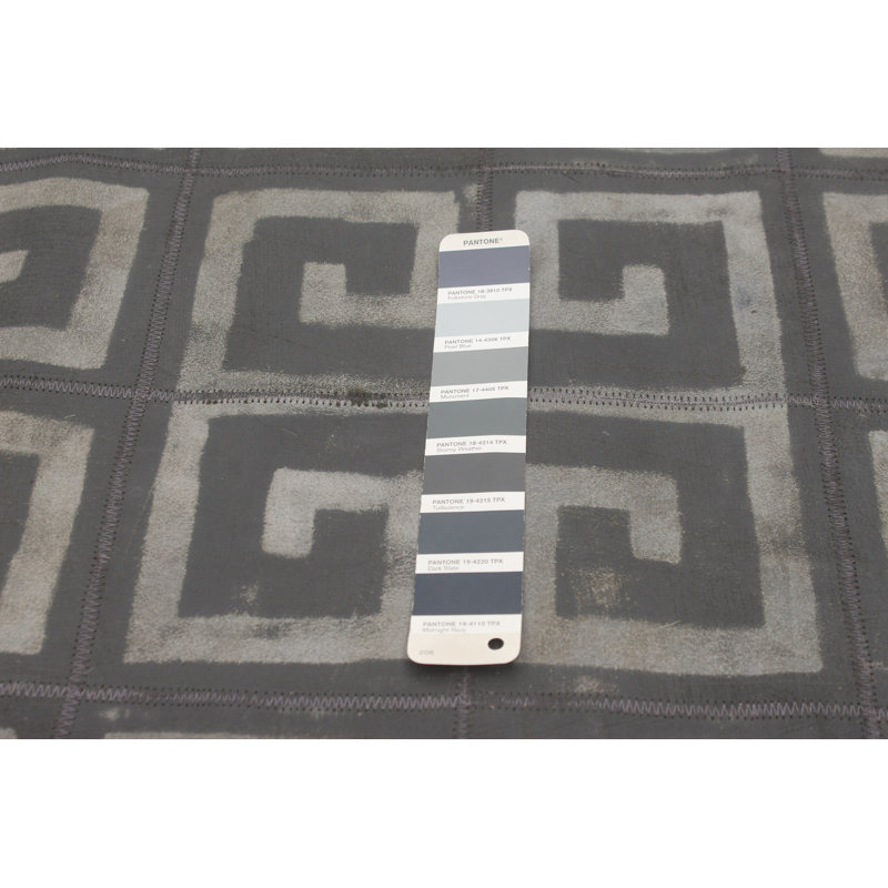 Tapis gris / blanc Cesar