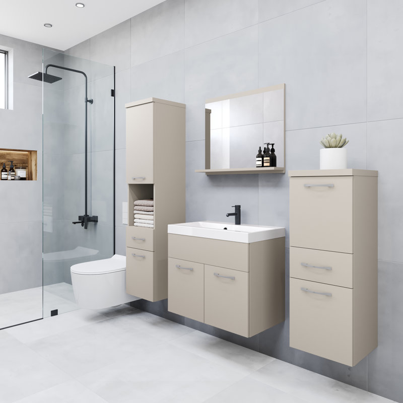 Bathroom Suite, Beige