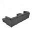 Canapé d'angle moderne avec repose-pieds librement configurable-130780835-130780836