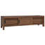  TV Cabinet with Storage Natural Solid Teak Wood Rustic Furniture Wooden