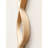 Teardrop Wood Framed Acrylic Wall Mirror Set