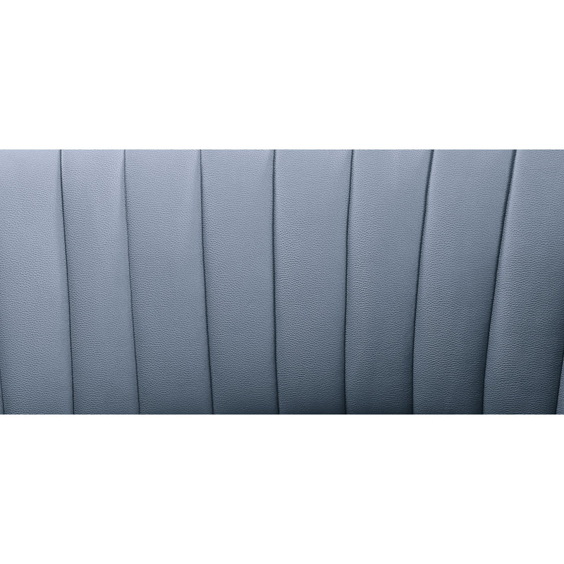 Canapé en velours gris clair, Microfibre / microsuède gris clair