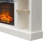 Winston Electric Fireplace Mantel with Built-in Bookshelves-99323804