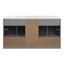 Ensemble de meuble-lavabo double 60,5 po Nimay-98588162