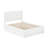 Jeinny Full Size Solid Wood Platform Bed with Full Size Trundle Bed-1365075783