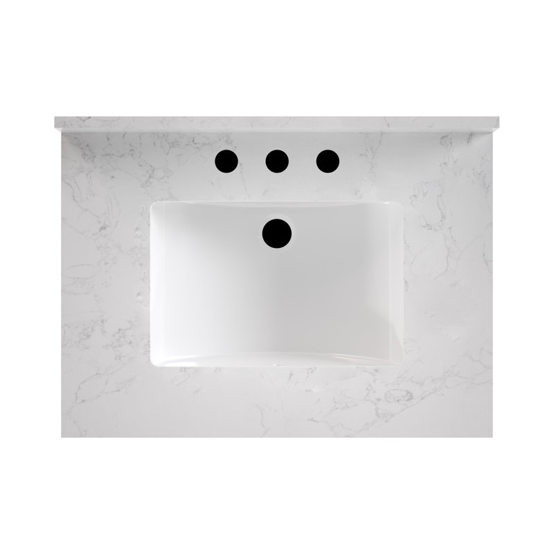 Gray 30" Freestanding Bathroom Vanity with Ceramic Sink and Storage Baskets