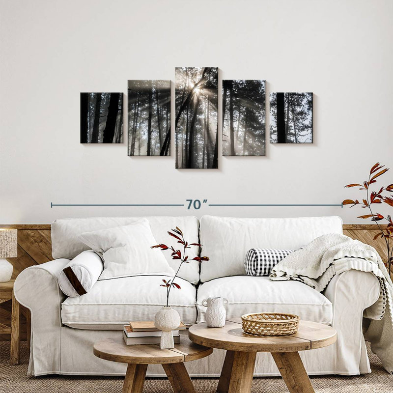 Rayon de soleil forêt, H 24 po x l 55 po