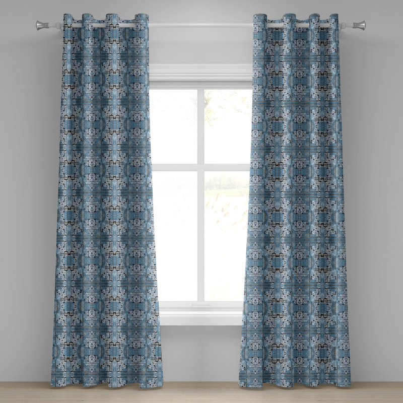 Semi Sheer Curtain Pair
