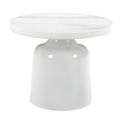 Engineering Marble End Table