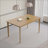 Modern Scandinavian Rectangular Wood Dining Table-295152604